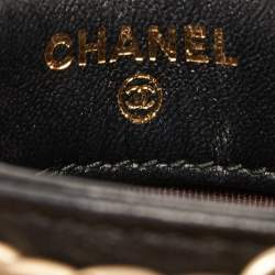 Pre Owned Chanel Black Leather Tech Me Out Phone Crossbody Bag