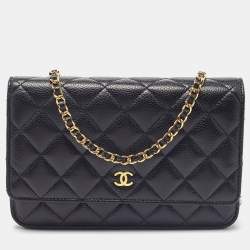 Chanel WOC bag taupe lambskin gold hardware