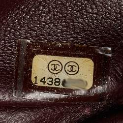 Pre Owned  Chanel Black Quilted Caviar Leather Maxi Classic Double Flap Bag 