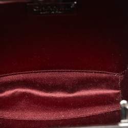 Pre Owned Chanel Black Leather Chain Me Box Chain Clutch