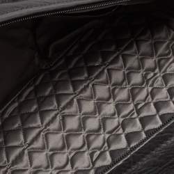Pre Owned Chanel Black Quilted Leather Le Marais Bowler Bag