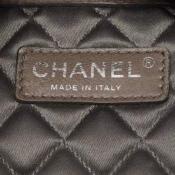 Pre Owned Chanel Black Quilted Leather Le Marais Bowler Bag