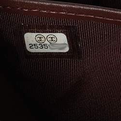 Chanel Black Quilted Caviar Leather CC Zip Around Wallet