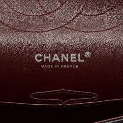 Pre Owned Chanel Black Quilted Caviar Leather Jumbo Classic Double Flap Bag