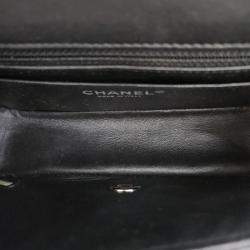 Chanel Black Patent Leather Rectangular Mini Flap Shoulder Bag