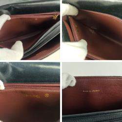 Pre Owned Chanel Classic Timeless in Black Matelassé leather shoulder bag