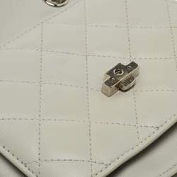 Pre Owned Chanel Grey Quilted Leather Urban Companion Bag
