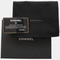 Chanel Grey Leather Mini CC Wallet on Chain