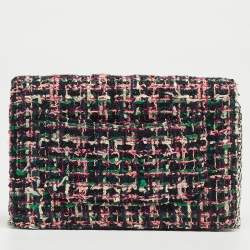 Chanel Multicolor Quilted Tweed Reissue WOC Bag