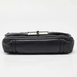 مملوكة مسبقًا Chanel Black Leather Mademoiselle Lock Flap Shoulder Bag