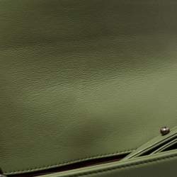 Chanel Pistachio Green Chevron Leather Medium Boy Flap Bag