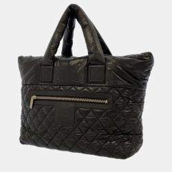 Chanel Black Quilted Nylon Coco Cocoon Messenger Bag Chanel