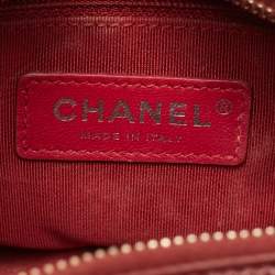 Pre Owned Chanel Multicolor Quilted Suede and Leather Small Gabrielle Bag