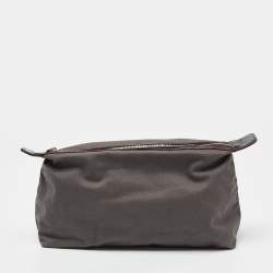 Pre Owned Chanel Brown Quilted Glazed Leather Portobello Tote