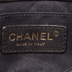 Pre Owned Chanel Black Quilted Leather Extra Mini Charms Classic Flap Bag