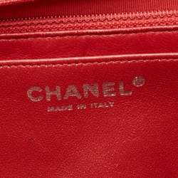 Chanel Red Caviar Leather Maxi Classic Double Flap Bag