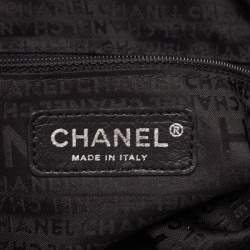 Pre Owned Chanel Black Leather Ultimate Soft Fold Over Bag