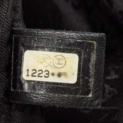 Pre Owned Chanel Black Leather Ultimate Soft Fold Over Bag