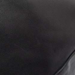 Pre Owned Chanel Black Leather Ultimate Soft Fold Over Bag