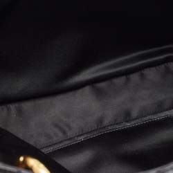 Pre Owned Chanel Black Quilted Caviar Leather Grand Shopping Tote