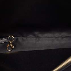 Pre Owned Chanel Black Quilted Caviar Leather Grand Shopping Tote