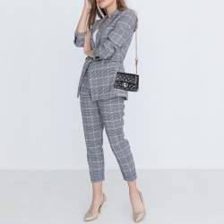 مملوكة مسبقًا Chanel Black Quilted Leather Mini Square Pearl Crush Flap Bag