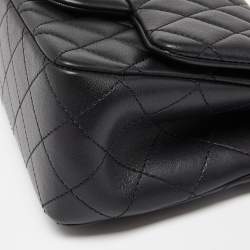مملوكة مسبقًا Chanel Black Quilted Leather Mini Square Pearl Crush Flap Bag