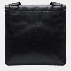 Chanel Black Coco Mark Leather Crossbody