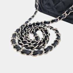Pre Owned Chanel black Caviar Classic Mini Crossbody Bag