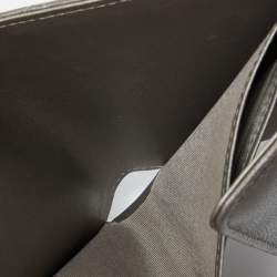Chanel Silver Quilted Caviar Leather CC Trifold Wallet