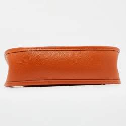 Pre Owned Hermès Orange Epsom Leather Evelyne TPM Bag