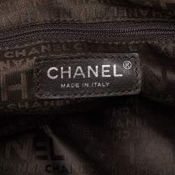 Pre Owned Chanel Brown Leather LAX Tassel Bag
