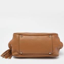 Pre Owned Chanel Brown Leather LAX Tassel Bag
