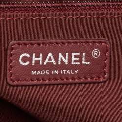 Pre Owned Chanel Black Quilted Caviar Leather French Riviera Tote