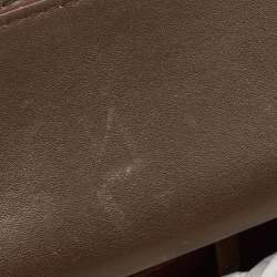 Pre Owned Chanel Dark Brown Quilted Leather Perfect Edge Tote
