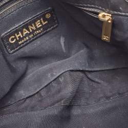Pre Owned Chanel Black Quilted Leather Chain Me Flap Bag