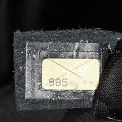 Pre Owned Chanel Beige/Black Quilted Leather Large Ligne Cambon Tote 