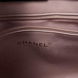 Pre Owned Chanel Black Quilted Leather Small Straight-Lined Shopper Tote