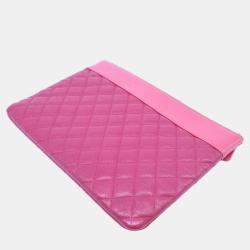 Pre Owned Chanel Leather Medium Mademoiselle Clutch 