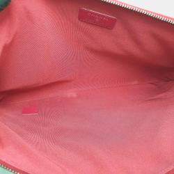 Chanel Silver Leather Gabrielle clutch