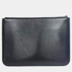 Chanel Black Leather 19 Clutch Bag 