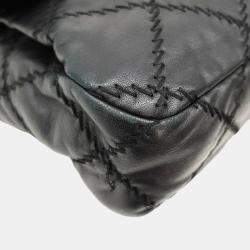 Pre Owned Chanel Black Leather Ultimate Stitch Shoulder Bag