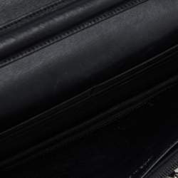 Chanel Black Quilted Patent Leather Brilliant Wallet On Chain