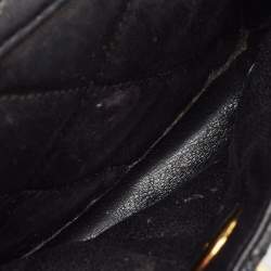 Chanel Black Quilted Leather Vintage Duma Backpack
