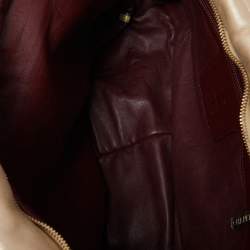 Pre Owned Chanel Gold Quilted Leather Coco Cocoon Bowler Bag