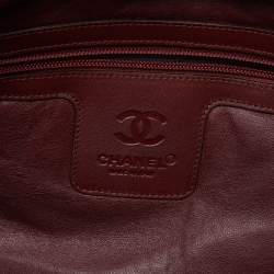 Pre Owned Chanel Gold Quilted Leather Coco Cocoon Bowler Bag