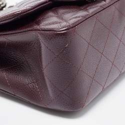 Chanel Dark Brown Quilted Leather Mini Square Classic Single Flap