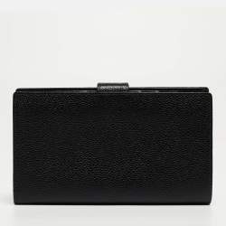 Chanel Black Caviar Leather Timeless CC French Wallet