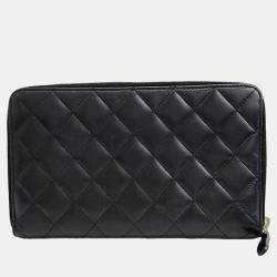 Chanel Black Lambskin Organizer