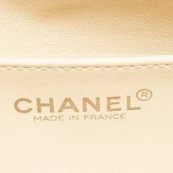 Pre Owned Chanel Pink/Light Beige Acrylic Lucite Puzzle Barrel Satchel
